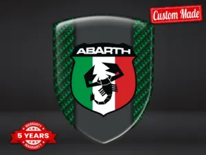 Fiat Abarth Fahrzeugbeklebung Stilvoll Minimal Anpassbar